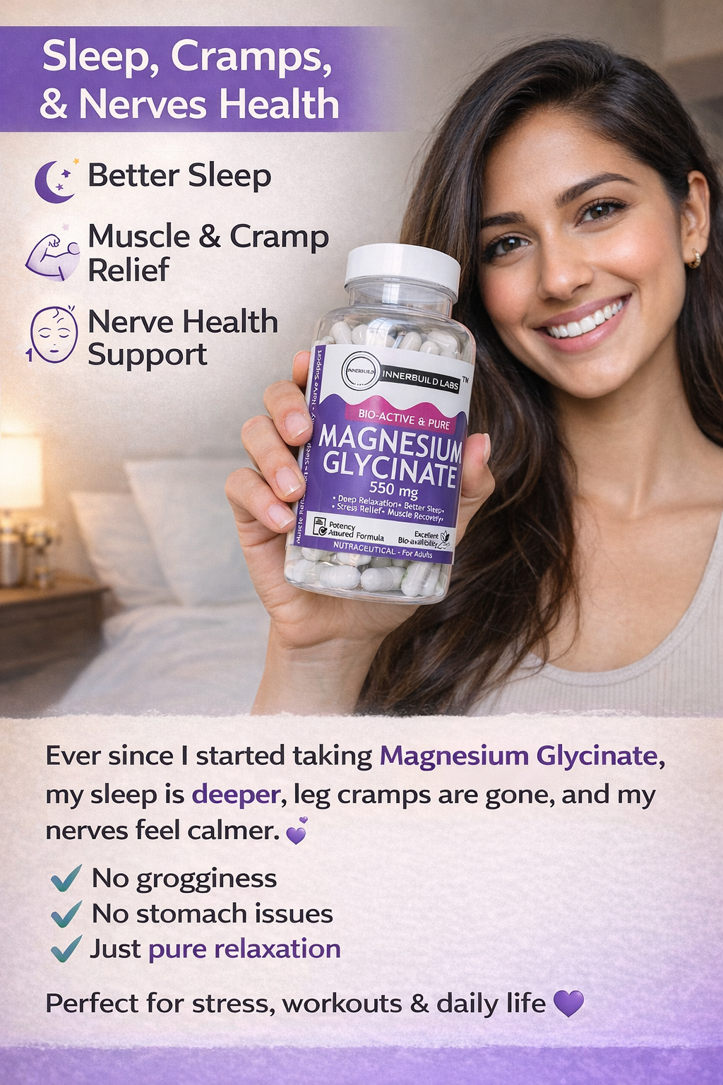 Magnesium Glycinate 550mg